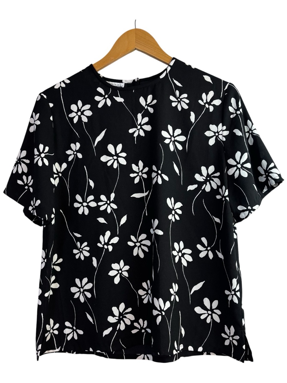 Pendleton short sleeve blouse top floral print women’s size 14